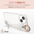iPhone 15 ハイブリッドケース ハンドバンド &me 写真3