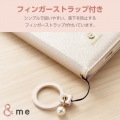 iPhone 15 ソフトレザーケース 手帳型 磁石付 リング付 &me 写真3