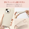 iPhone 15 ハイブリッドシリコンケース ショルダーストラップ付 &me 写真3