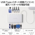 ドッキングステーション 11in1 4画面マルチモニター 写真3