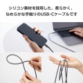 USB2.0ケーブル(USB Type-C - USB Type-C/100W対応/なめらか) 写真3