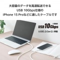 USB 10Gbpsケーブル(USB Type-C - USB Type-C/100W対応) 写真3