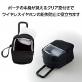 TWS用汎用コンパクトポーチ Sサイズ カラビナ ファブリックタイプ 写真3