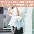 ショルダーストラップ/レザー丸紐6mm/グリーン 写真3