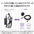 USB Power Delivery 45W AC充電器(USB Type-Cケーブル付属) 写真3