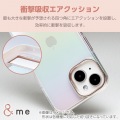 Google Pixel 8a ハイブリッドケース オーロラ カメラリング ストラップホールシート付 &me 写真3