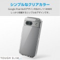 Google Pixel 8a TOUGH SLIM LITE オールクリア ストラップホールシート付 写真3