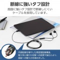 高耐久 デジタル式USB Type-C(TM)ヘッドホン インナーイヤー型 写真3