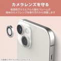 iPhone 16/iPhone 16 Plus &me カメラレンズガラスフィルム ラインストーン 写真3