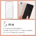 iPhone 16 Pro ガラスフィルム &me フルガラス ラインストーン風フレーム 高透明 写真3