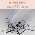 iPhone 16 &me ハイブリッドケース ぷっくりフレーム 写真3
