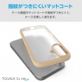 iPhone 16 TOUGH SLIM LITE ハイブリッドケース フレームカラー シルキークリア 写真3