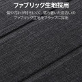iPad mini(A17 Pro) フラップケース 背面クリア ファブリック 2アングル スリープ対応 写真3