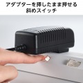 個別スイッチタップ/雷サージ付き/ホコリシャッター付き/3個口/3m/ホワイト 写真3