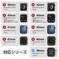 フルカバーケース/プレミアムガラス/高透明/防水/ブラック 写真3