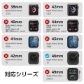 フルカバーケース/プレミアムガラス/高透明/防水/ブラック 写真3