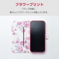AQUOS wish5 ソフトレザーケース 薄型 磁石付 フラワーズ 写真3