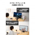 USB Type-C(TM) - HDMI(R)変換ケーブル 写真3