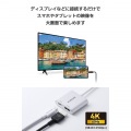 USB Type-C(TM) - HDMI(R)変換アダプター 100W給電 写真3