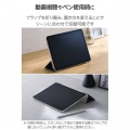 11インチiPad Air(M3/M2) フラップケース 薄型軽量 背面クリア 2アングル 写真3