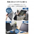 13インチiPad Pro(M4) フラップケース 360度回転 背面クリア 2アングル スリープ 写真3
