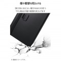 13インチiPad Pro(M4) フラップケース 衝撃ガード ベルト付 2アングル 軽量 写真3