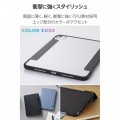 11インチiPad Pro(M4) フラップケース 薄型軽量 カラーエッジ 背面クリア 写真3