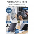 iPad(A16) フラップケース 360度回転 背面クリア 2アングル スリープ 写真3