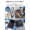 iPad(A16) フラップケース 360度回転 背面クリア 2アングル スリープ 写真3