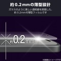 iPhone 17 ガラスライクフィルム 薄型 高透明 ブルーライトカット 写真3