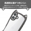 ハイブリッドケース フレームカラー Cat メタルステッカー付 写真3
