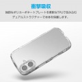 TOUGH SLIM LITE ケース オールクリア メタルステッカー付 写真3