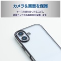 ソフトケース メタリックライン メタルステッカー付 写真3