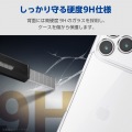 ハイブリッドケース 極限 ガラス メタルステッカー付 写真3
