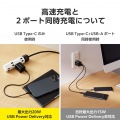 USB Power Delivery 20W AC充電器(C×1+A×1) 写真3