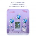 instax(チェキ)mini film用 マグネットフォトフレーム/パープル 写真3