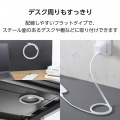 まとまるマグネットケーブル(USB Type-C - USB Type-C/フラット) 写真3