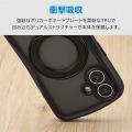 iPhone 16 Grippy ハイブリッドケース フレームカラー 極限 MAGKEEP スタンド 写真3