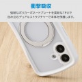 iPhone 17 Grippy ハイブリッドケース フレームカラー 極限 MAGKEEP スタンド 写真3