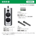 ユニペックス 300MHz帯シングル防滴型ワイヤレスアンプ WA-371 写真3