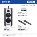 ユニペックス 防滴形ワイヤレスアンプ WA-872CD 写真3