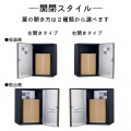 コルディア120ライト ポスト無し 右開きタイプ 後出し マットグレー 写真3