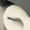 アイアントイレットペーパーホルダー【Tpoy(トビー)】ダブル(ライトグレー) 写真3