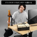 Bauhutte ( バウヒュッテ ) デスク ギタースタンド BHP-GH300-BK デスク用 ギター ハンガー 昇降式 机 後付 写真3