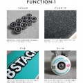 DUBSTACK(ダブスタック) スケートボード キッズ DSB-K02 子供 用 29×7.25インチ abec7 (オイル) skateboard スケボー 写真3
