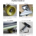 スケートボード 初心者 大人向け skateboard スケボー Abec7/9 オイルベアリング採用 7.25?8.8インチ クルーザーモデル ( DSB-C01) 写真3