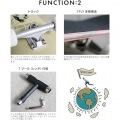 DUBSTACK(ダブスタック) スケートボード DSB-T01 トリックに最適 32×8インチ Abec9 (オイル) 大人 子供 skateboard スケボー コンプリート セット 写真3