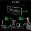 バウヒュッテ テレビ台 BHV-100H-BK | インテリア 家具 リビング テレビボード テレビ 写真3
