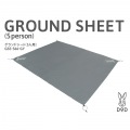 DOD グランドシート 汚れや雨水からテントを守る ポリエステル生地  (5人用) GS5-566-GY | テントシート キャンプ アウトドア キャンプ用品 アウトドア用品 写真3