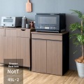 ダストボックス 分別ドロワー 45L 木目調 NotT DB-F2200 ホワイト 宮武製作所 | キャスター付き 写真3